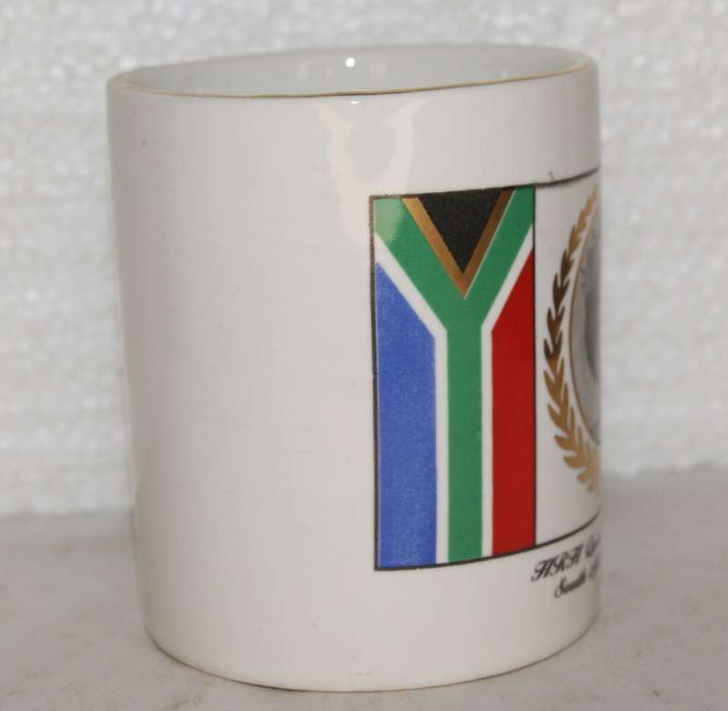Vintage Limited Edition Queen Elizabeth II SA State Visit 1995 Mug @@@ CCCRRRAAAZZZYYY R1 START