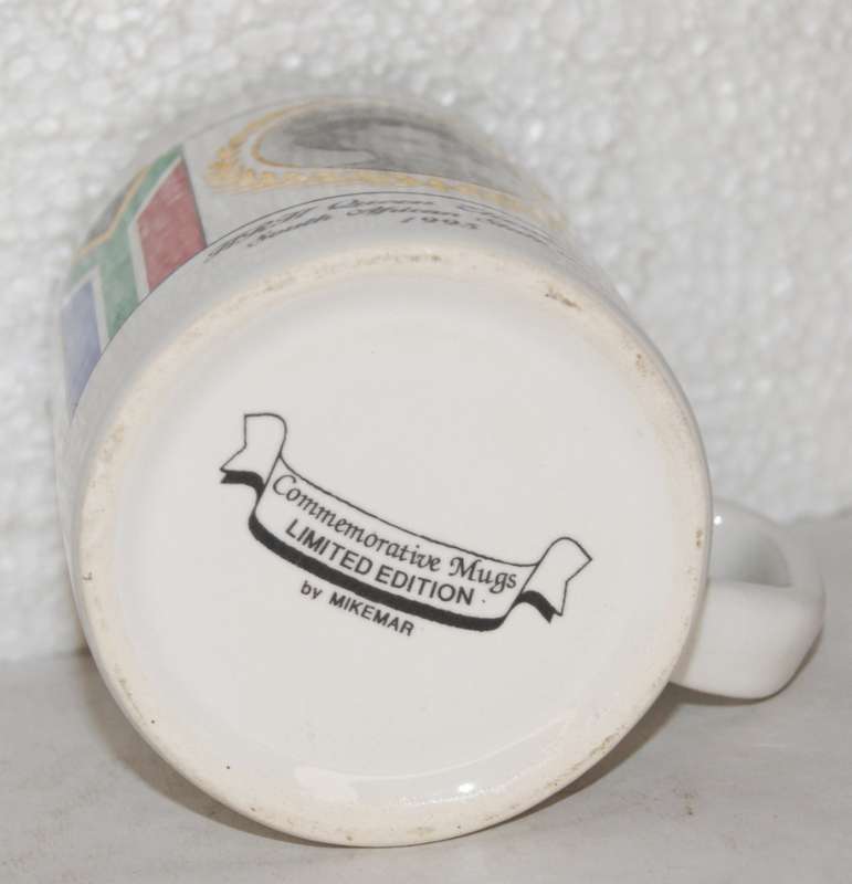 Vintage Limited Edition Queen Elizabeth II SA State Visit 1995 Mug @@@ CCCRRRAAAZZZYYY R1 START