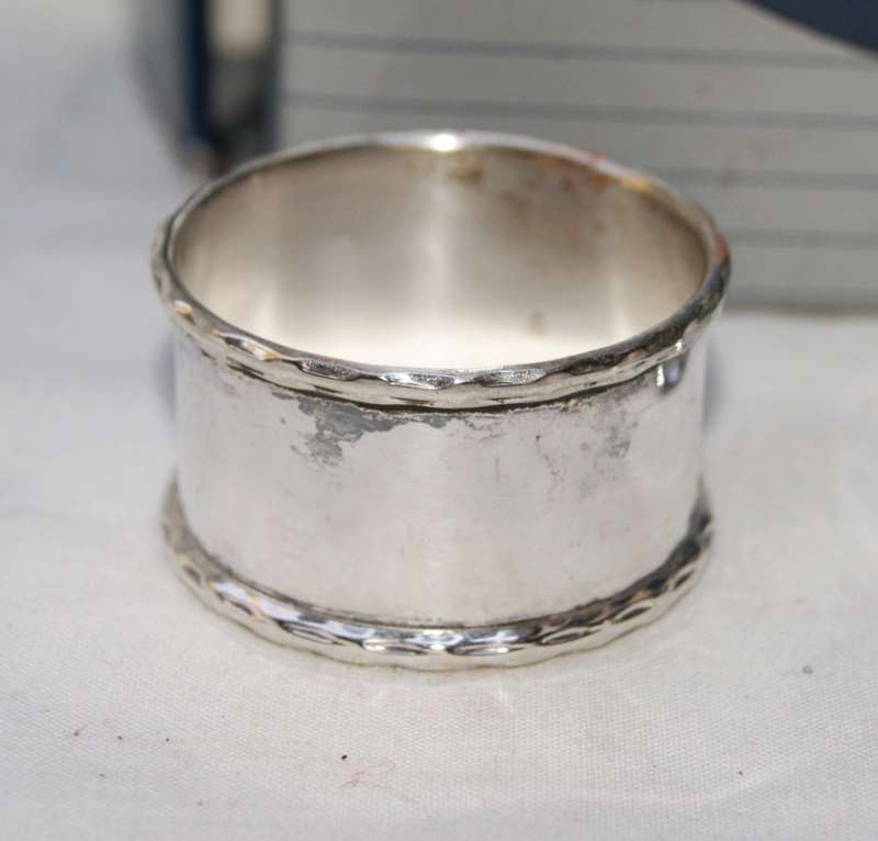 Box of 6 Assorted Serviette Rings Silver Plated