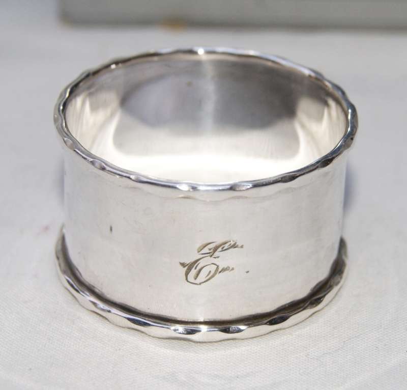 Box of 6 Assorted Serviette Rings Silver Plated