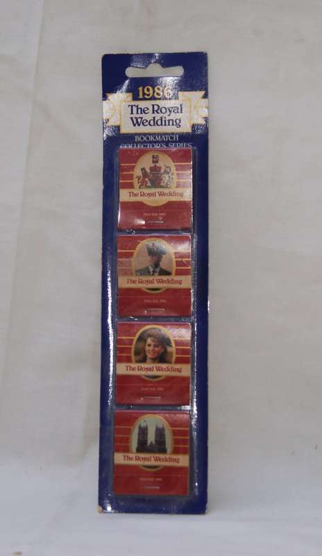 1986 The Royal Wedding Book Match Collectors Series