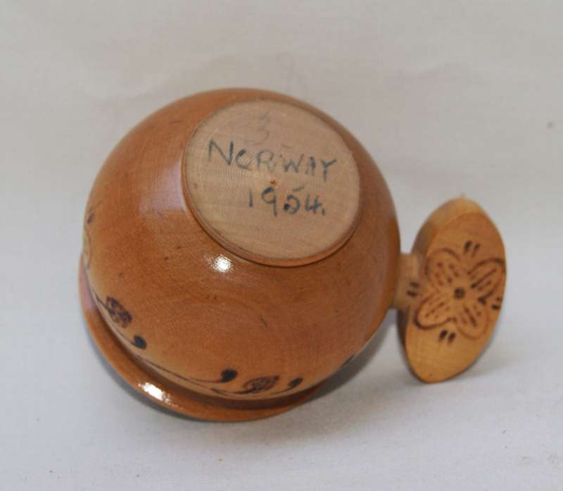 Vintage Wooden Nutcracker `Norway 1954`