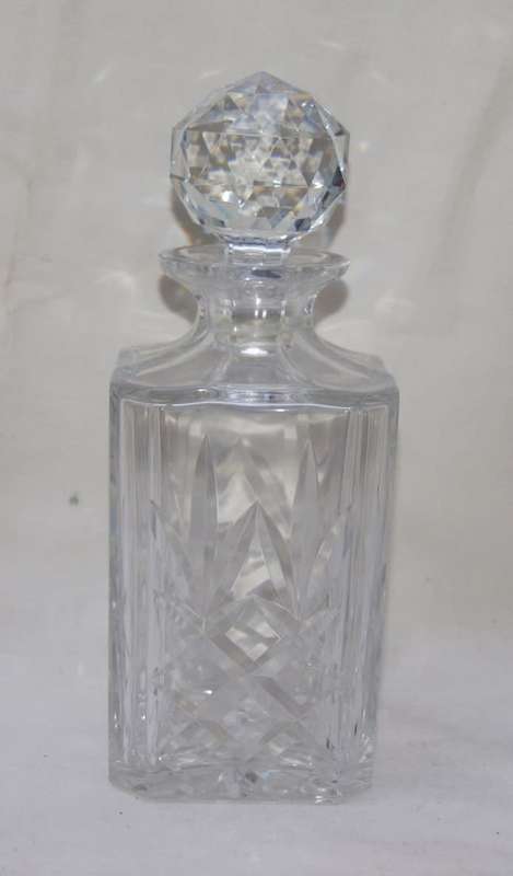 Vintage Full Lead Crystal Hand Cut Decanter