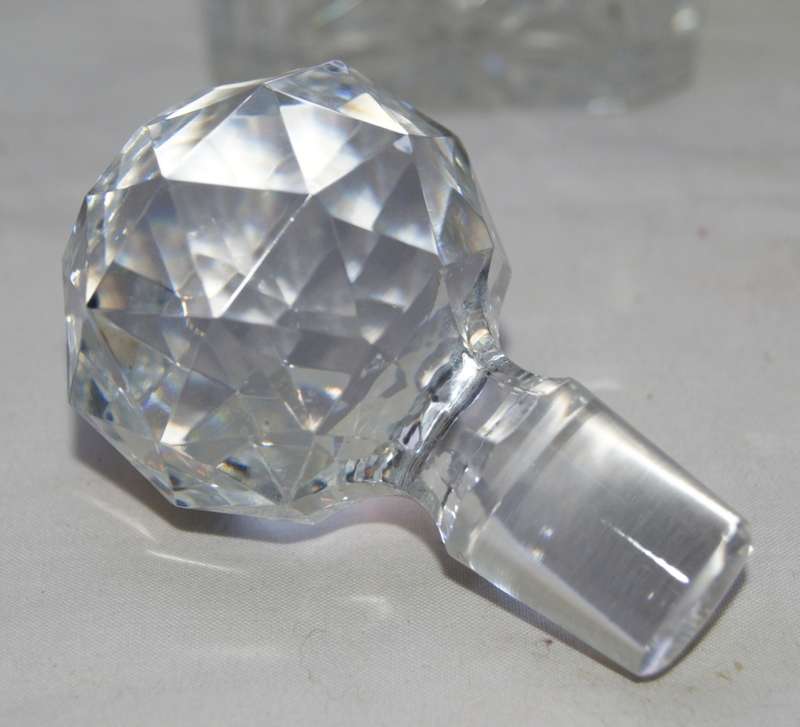 Vintage Full Lead Crystal Hand Cut Decanter