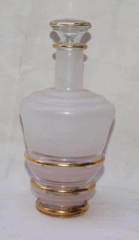 Vintage Art Deco Glass Decanter