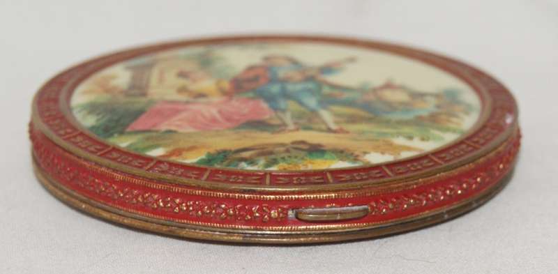 Vintage Limoges Style Powder Compact