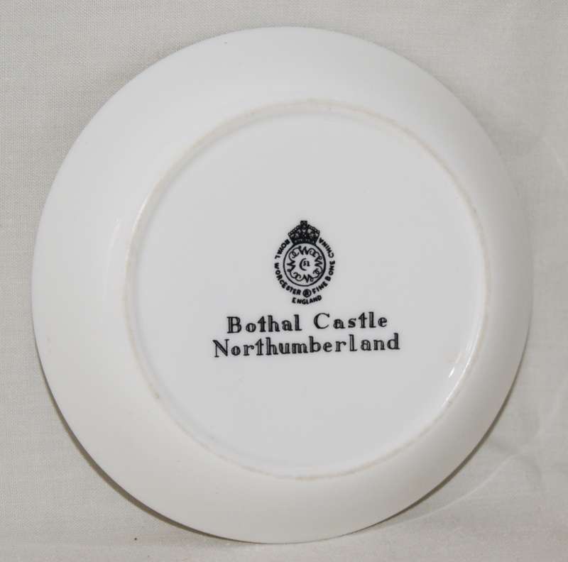 Royal Worcester Bothal Castle Northumberland Dish