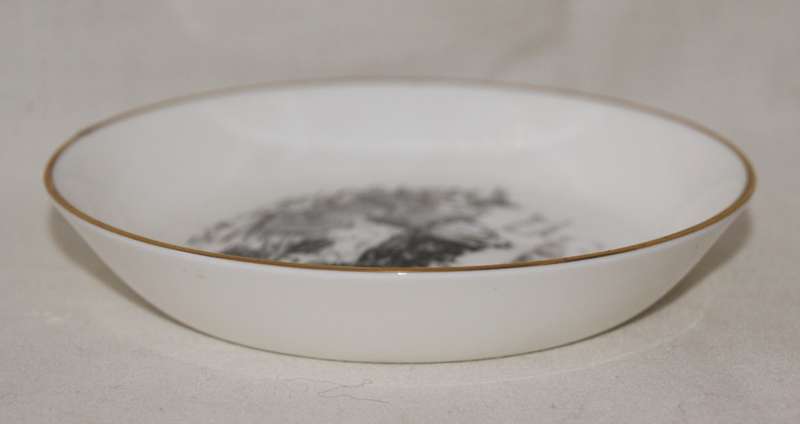 Royal Worcester Bothal Castle Northumberland Dish