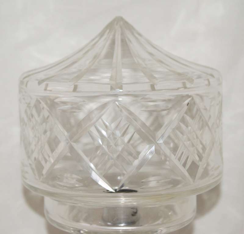 Vintage Hand Cut Crystal Lamp