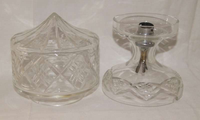 Vintage Hand Cut Crystal Lamp