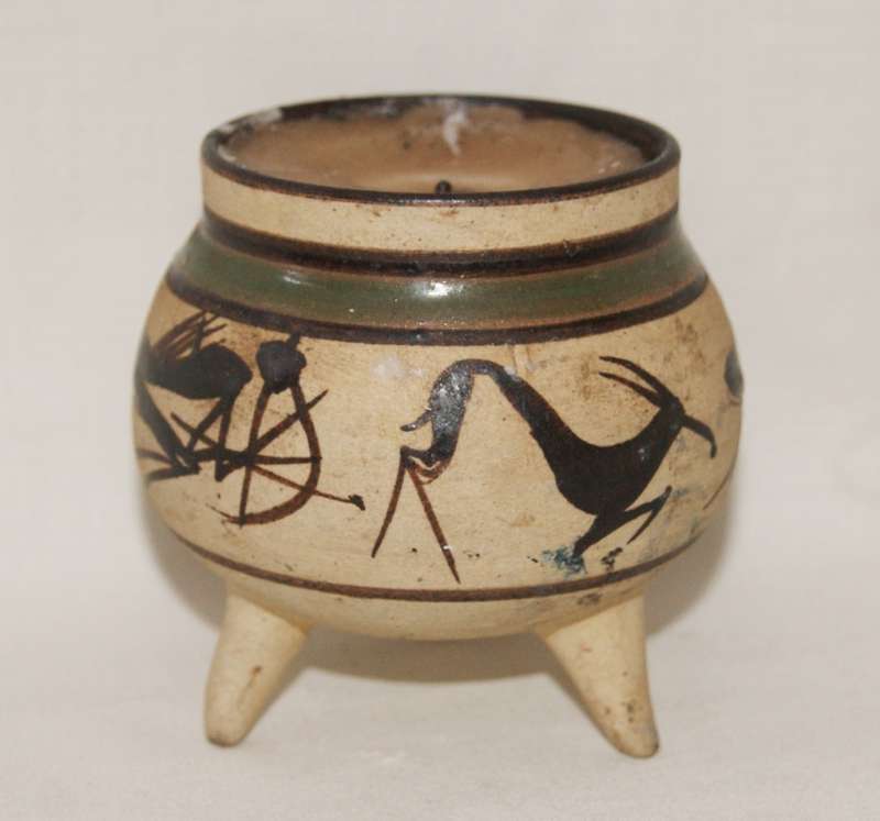 Stoneware Potjie Pot Candle Holder