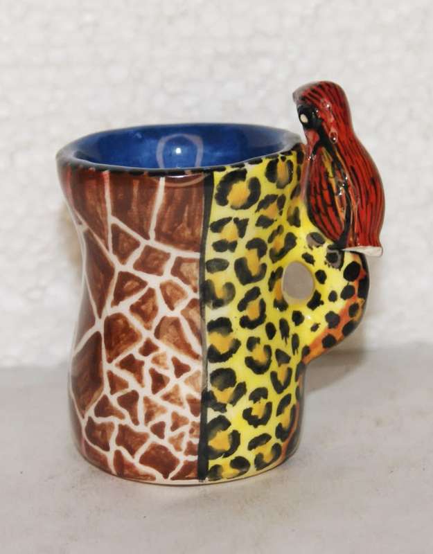 The Seedpod Studio Hand Painted by Raymond Ncube Vase @@@ CCCRRRAAAZZZYYY R1 START