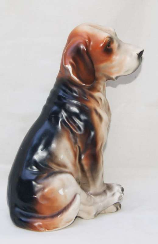 Vintage Ceramic Beagle Ornament