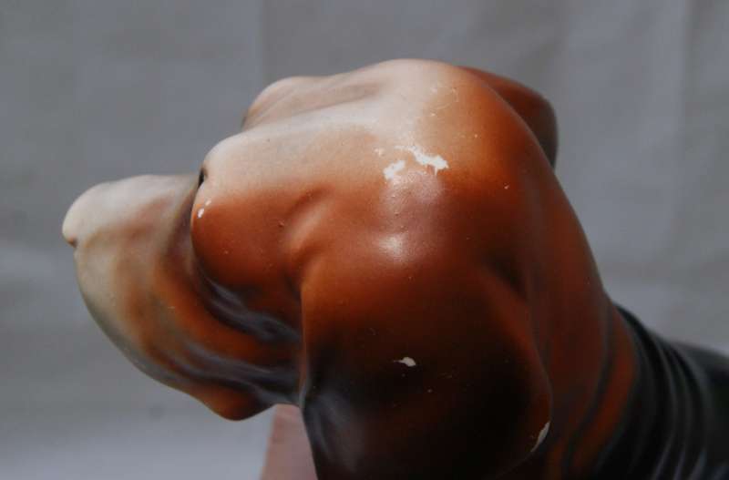 Vintage Ceramic Beagle Ornament