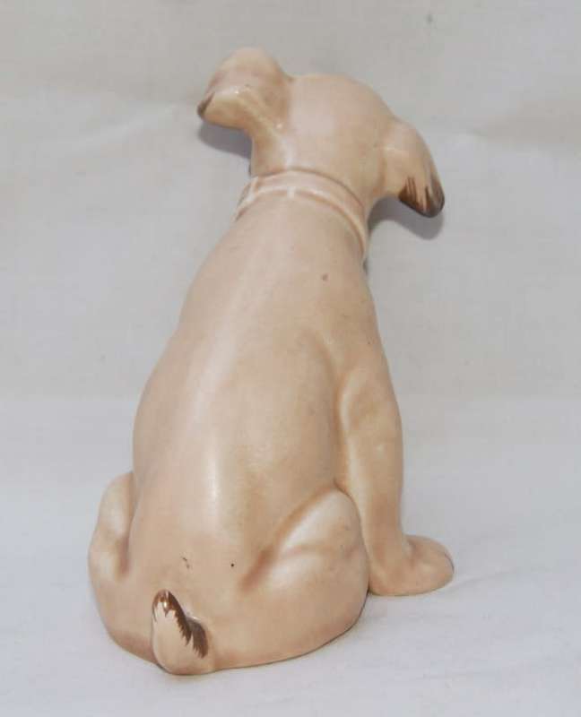 Vintage (Sylvac?) Dog with Bone Ornament