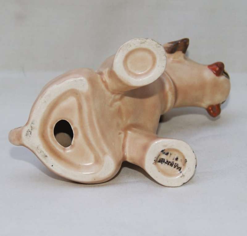 Vintage (Sylvac?) Dog with Bone Ornament