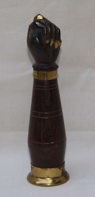 Hand Made Wood and Brass `Up Yours` Bottle Opener