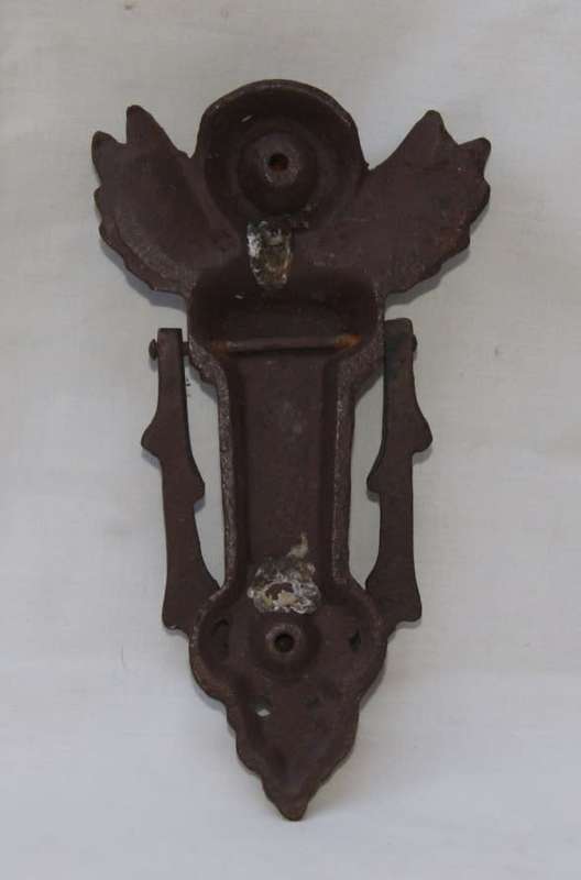 Vintage Cast Iron Putti Door Knocker
