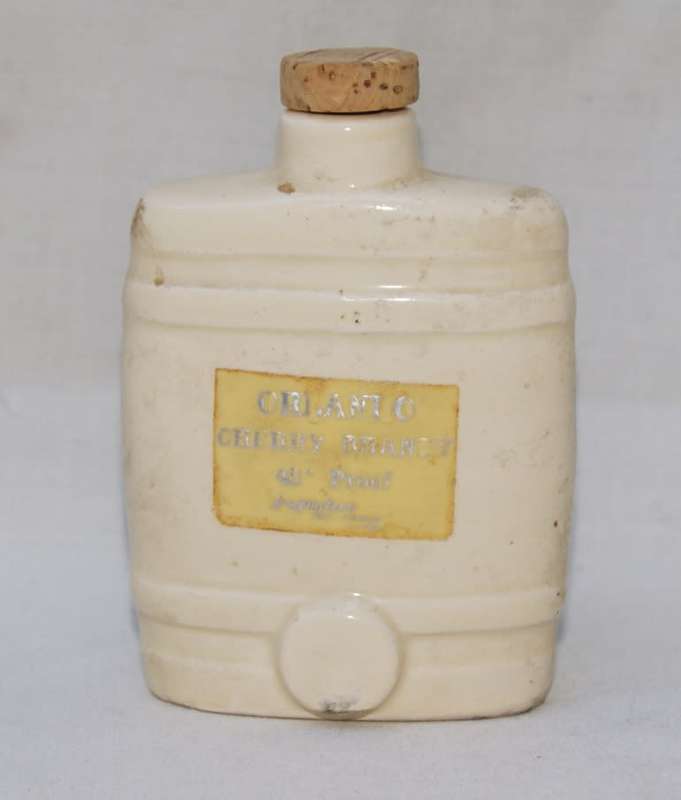 Vintage Porcelain Orlando Cherry Brandy Bottle