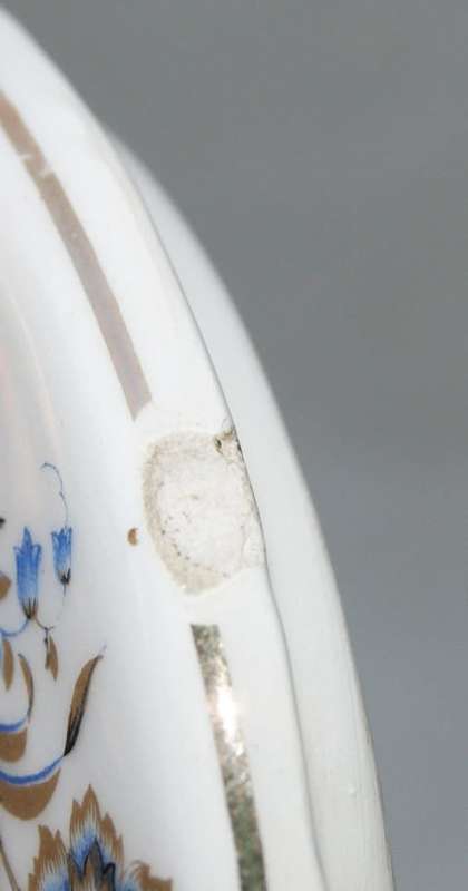 Vintage Floral Porcelain Trinket Box