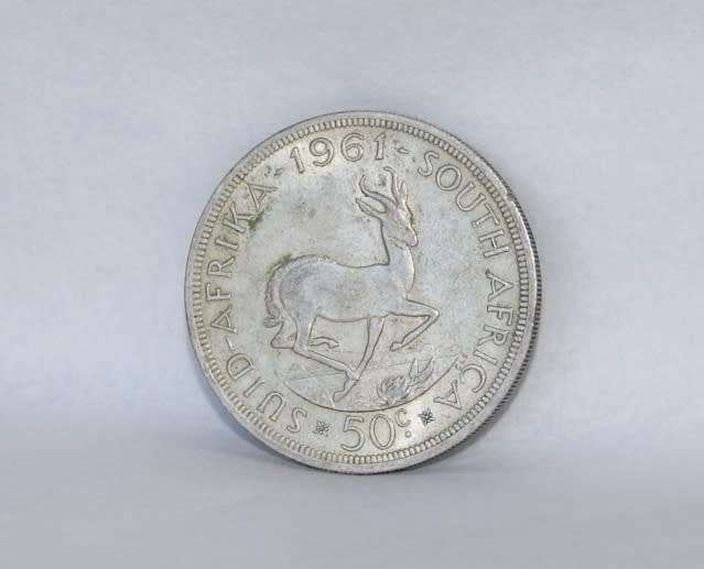 1961 Silver 50c Coin (UNC) 28.3g @@@ CCCRRRAAAZZZYYY R1 START