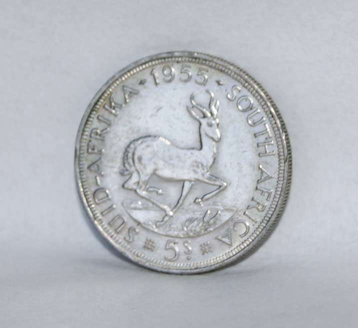 1955 Silver 5 Shilling (Crown) (UNC) 28.3g @@@ CCCRRRAAAZZZYYY R1 START