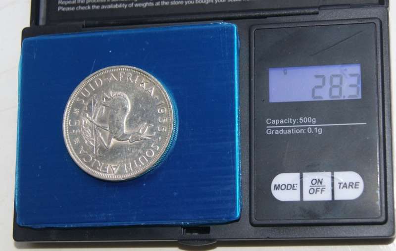 1955 Silver 5 Shilling (Crown) (UNC) 28.3g @@@ CCCRRRAAAZZZYYY R1 START