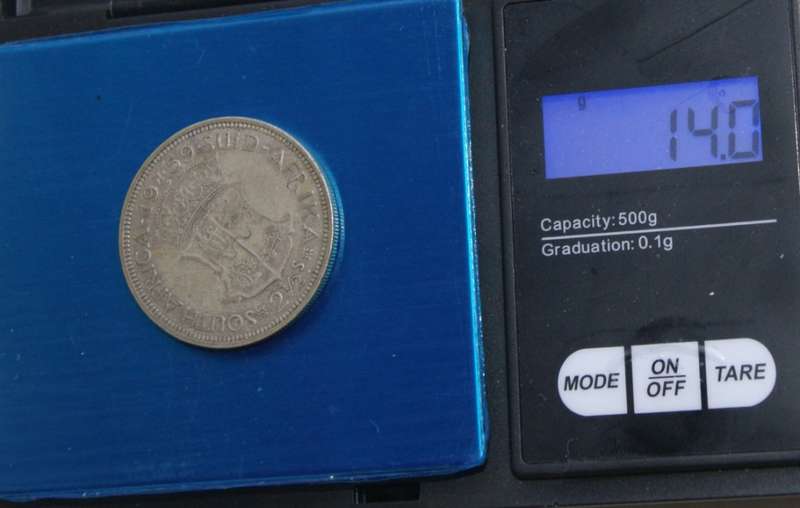1959 Silver Two and a Half Shilling (Half Crown) 14g @@@ CCCRRRAAAZZZYYY R1 START