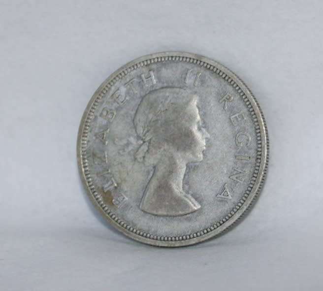 1959 Silver Two and a Half Shilling (Half Crown) 14g @@@ CCCRRRAAAZZZYYY R1 START
