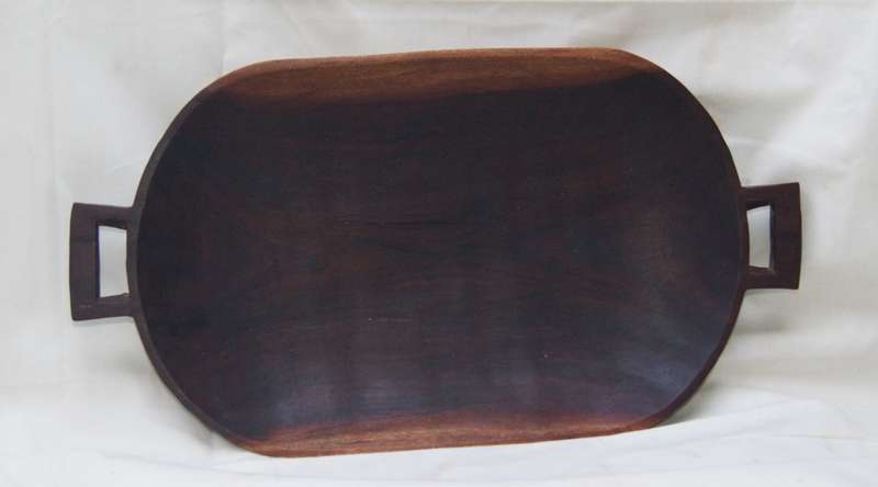 Hand Carved African Wooden Fruit Bowl