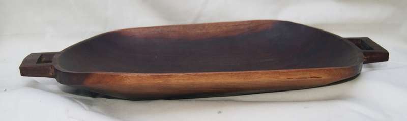 Hand Carved African Wooden Fruit Bowl