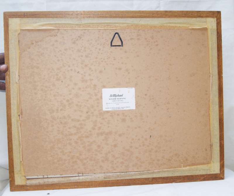 Framed James Moore `Winter Morning` Print