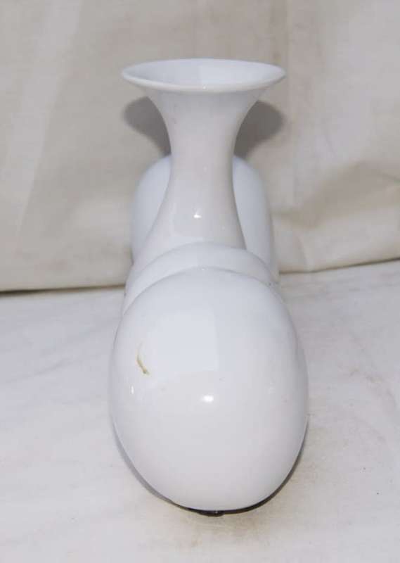 Decorative White Ceramic Vase