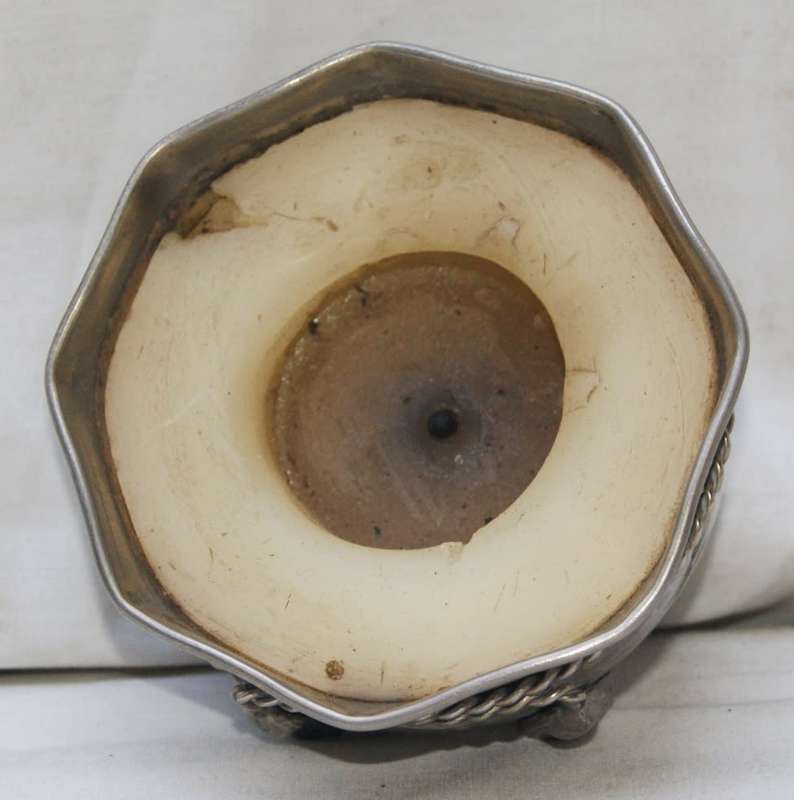 Candle in Silver Plated Container