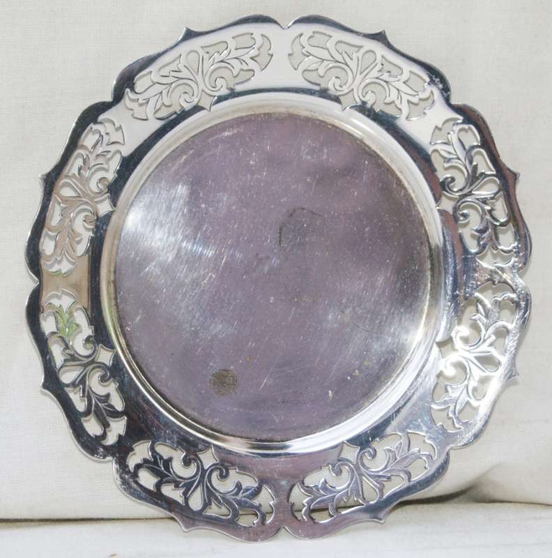 Vintage Kingsway EPNS A1 Plate Pierced Dish/ Coaster