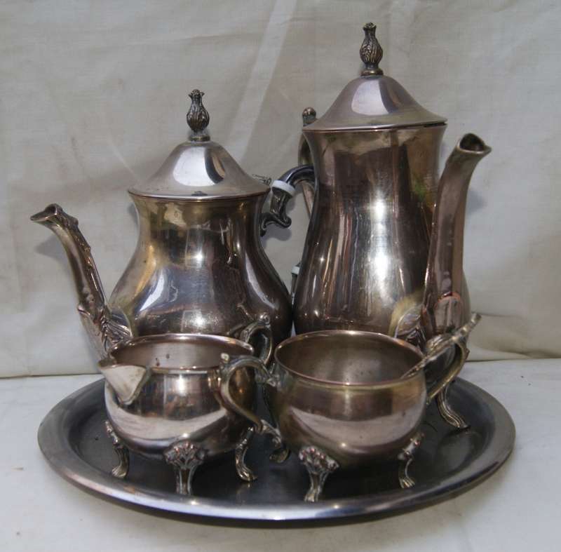 Silver Plated 6 Piece Tea and Coffee Set