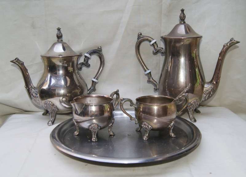 Silver Plated 6 Piece Tea and Coffee Set