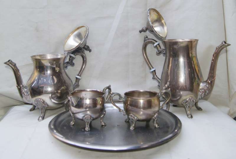 Silver Plated 6 Piece Tea and Coffee Set