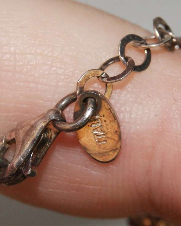 925 Sterling Silver Ball and Chain Bracelet