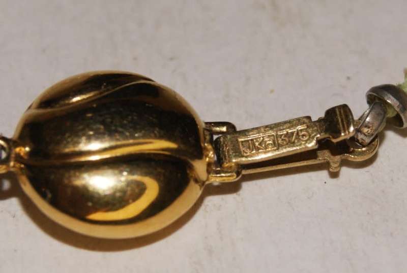 Vintage J.Kohl Cultured Pearl Necklace with 9ct Gold Tongue and Box Clasp
