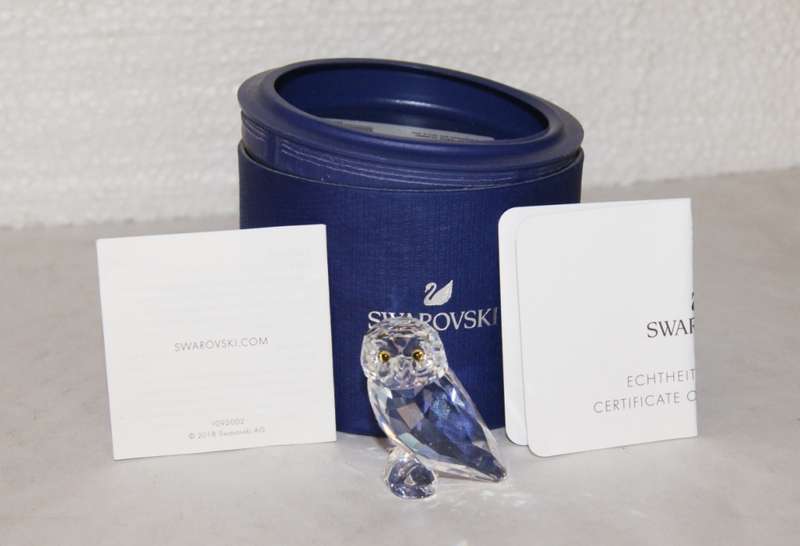 Swarovski Crystal Owlet with Original Box and Papers