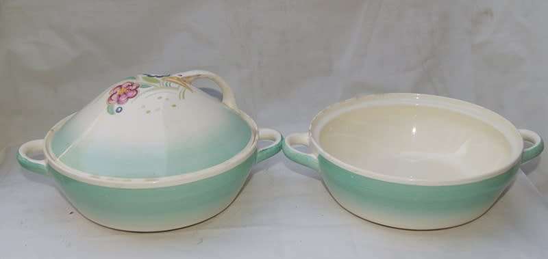 Suzie Cooper Vegetable Dish (with lid) and Salad dish