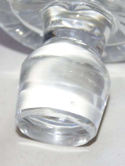 Pair of Matching Hand Cut Crystal Decanters