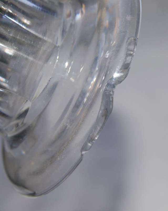 Pair of Matching Hand Cut Crystal Decanters