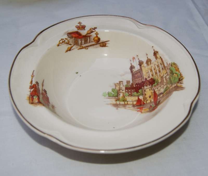 6 Johnson Bros "Victoria" Bowls (Large Serving Bowl Restored and Free)