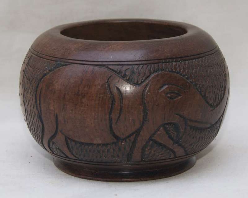 Hand Carved Wooden Bowl