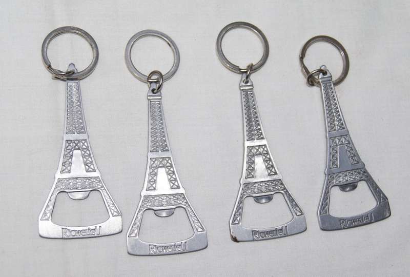 Richelieu Eiffel Tower Bottle Opener Keyring (4 available, bid per keyring)