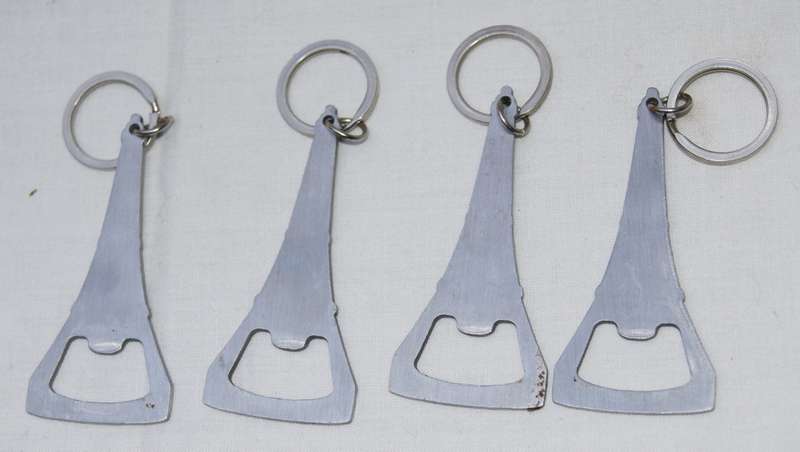Richelieu Eiffel Tower Bottle Opener Keyring (4 available, bid per keyring)