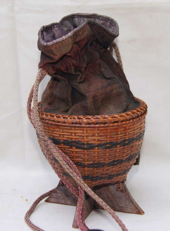 Oriental Hand Woven Basket Cocktail/ Evening Bag