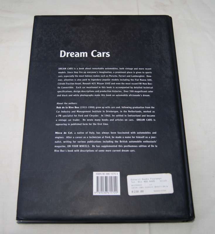 "Dream Cars" Classic Beauties on Wheels by Rob De La Rive Box and Mirco De Cet